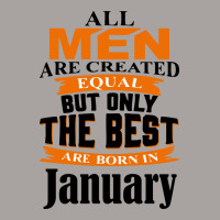 All Men Are Created January Racerback Tank | Artistshot