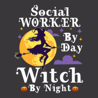 Social Worker By Day Witch By Night Socialwork Hal Ladies Curvy T-shirt | Artistshot