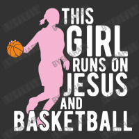 This Girl Runs On Jesus And Basketball Christian Girls Players Cute Gi Baby Bodysuit | Artistshot