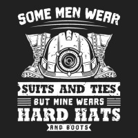 Some Men Wear Suits And Ties Coal Miner Basic T-shirt | Artistshot