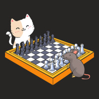 Cat Owner Chess Board Grandmaster Board Game Chess Ladies Fitted T-shirt | Artistshot