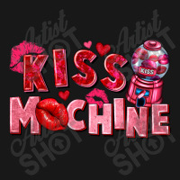 Kiss Machine Valentine's Day Flannel Shirt | Artistshot