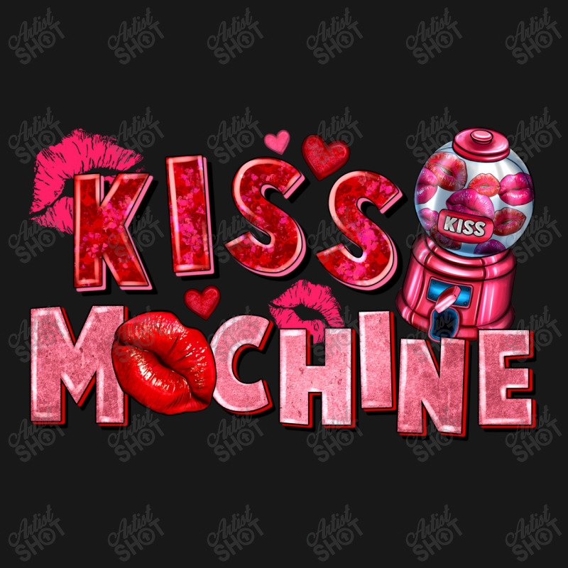 Kiss Machine Valentine's Day Flannel Shirt | Artistshot