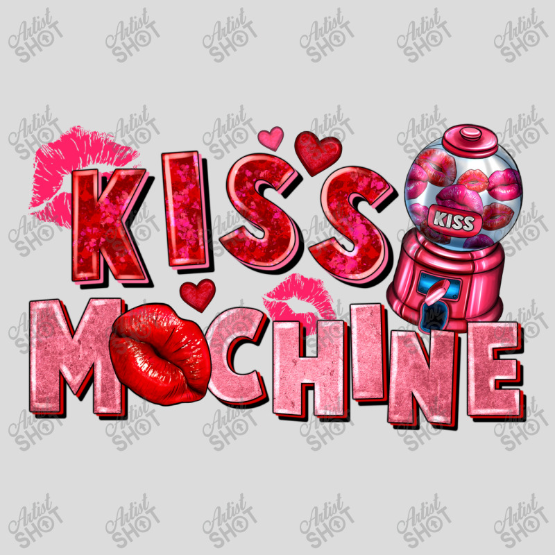 Kiss Machine Valentine's Day Men's Polo Shirt | Artistshot