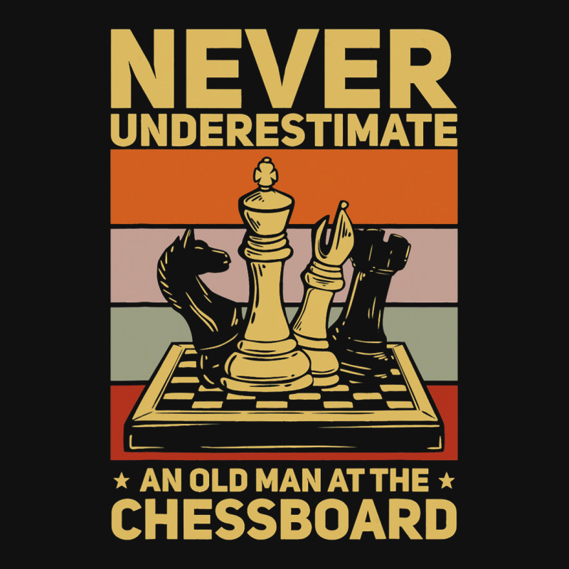 Chess Grandmaster An Old Man At The Chessboard Graphic T-shirt by Enjoyby | Artistshot