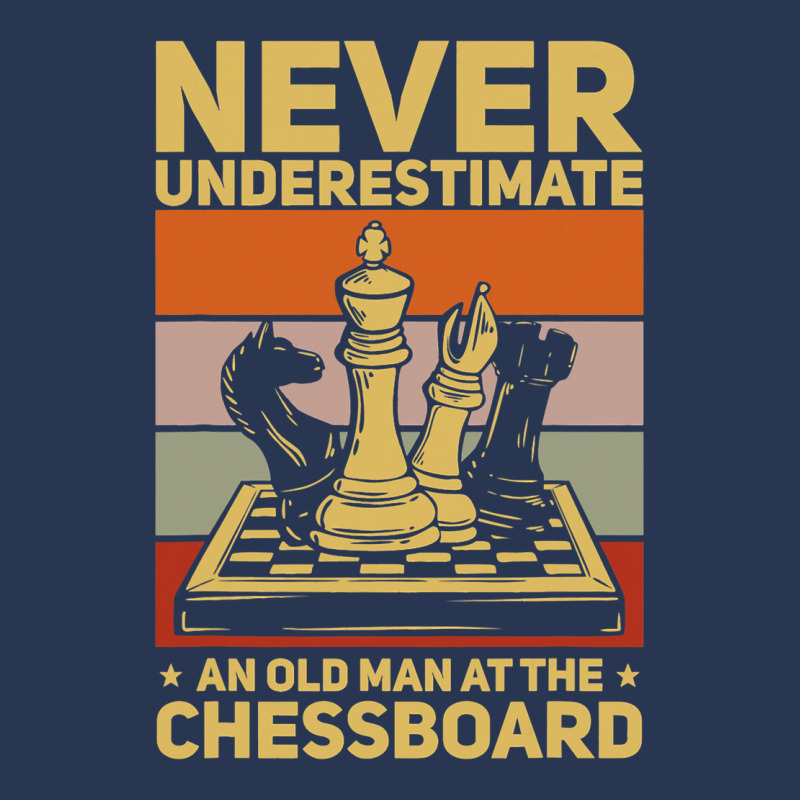 Chess Grandmaster An Old Man At The Chessboard Men Denim Jacket by Enjoyby | Artistshot