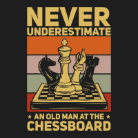 Chess Grandmaster An Old Man At The Chessboard Classic T-shirt | Artistshot