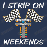 Track Racer I Strip On Weekends Drag Race Funny Racing Street Car Moto Men Denim Jacket | Artistshot