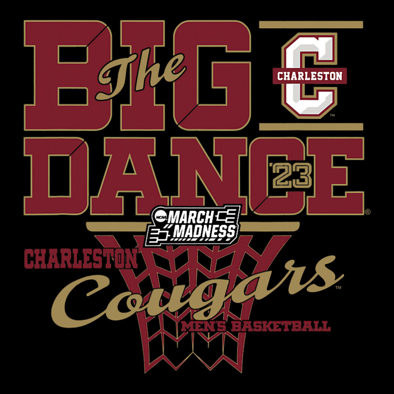 Charleston Cougars March Madness Basketball Dance Cropped Hoodie by GrayceMeekin | Artistshot