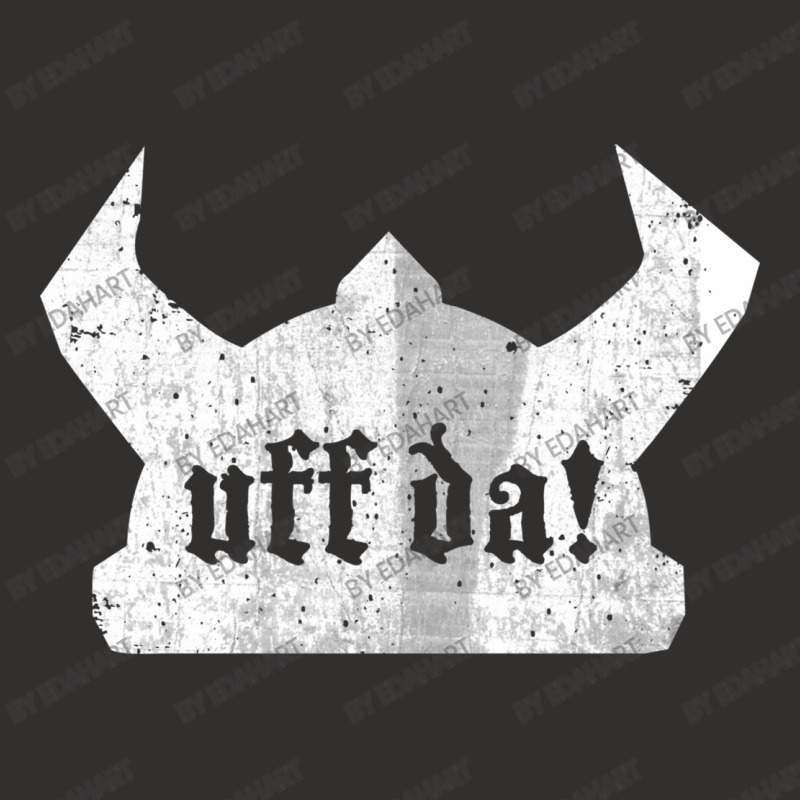 Uff Da Viking Helmet Funny Norwegian Saying Of Surprise Champion Hoodie | Artistshot