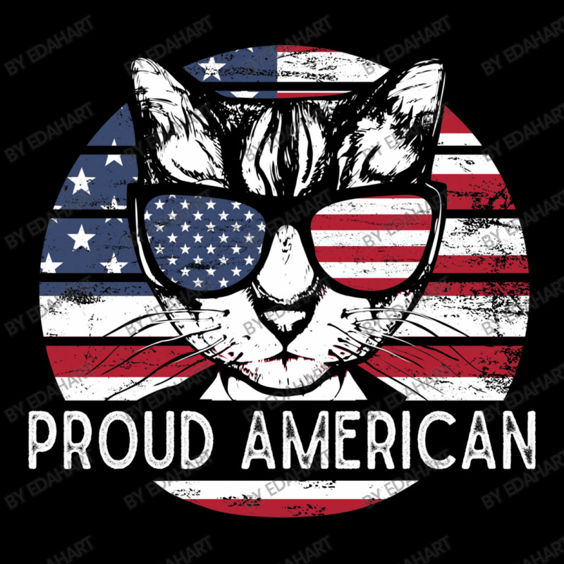 Us Flag Cat 4th Of July Proud And Independent Cat Of United States Of Adjustable Cap by EdahArt | Artistshot