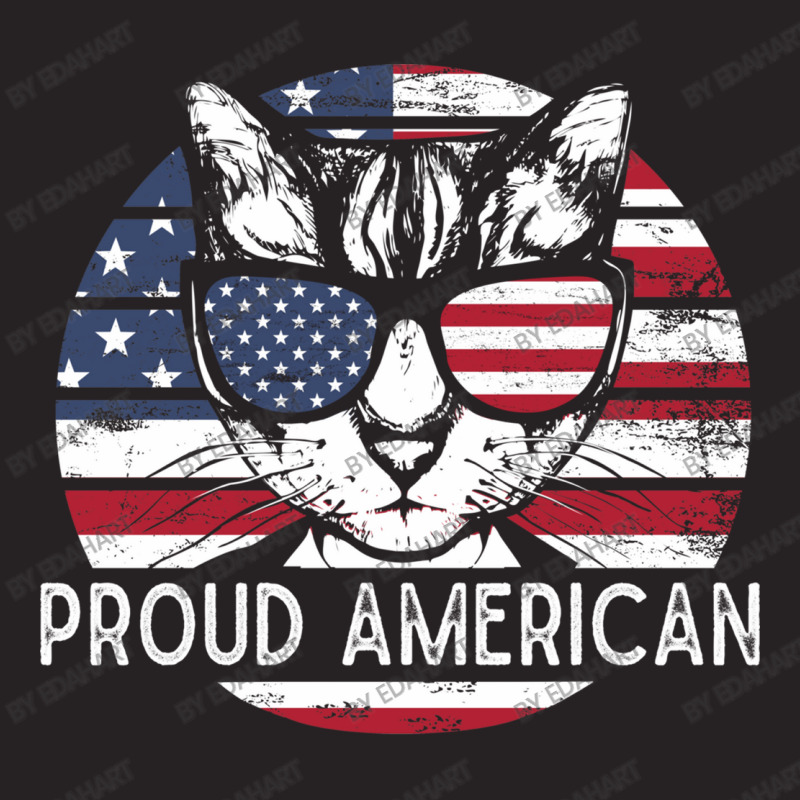 Us Flag Cat 4th Of July Proud And Independent Cat Of United States Of Vintage Cap by EdahArt | Artistshot