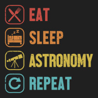 Eat Sleep Astronomy Repeat Cosmologist Astronomer  Ladies Polo Shirt | Artistshot