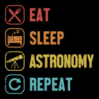 Eat Sleep Astronomy Repeat Cosmologist Astronomer  Cropped Sweater | Artistshot