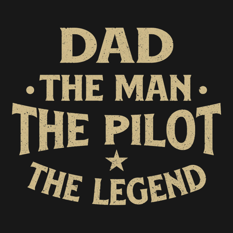 Dad The Man The Pilot The Legend Airlines Airplane Flannel Shirt | Artistshot