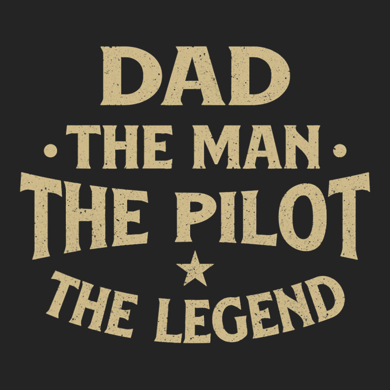 Dad The Man The Pilot The Legend Airlines Airplane 3/4 Sleeve Shirt | Artistshot