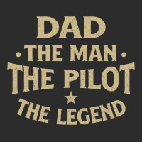 Dad The Man The Pilot The Legend Airlines Airplane Exclusive T-shirt | Artistshot