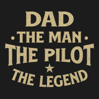 Dad The Man The Pilot The Legend Airlines Airplane Hoodie & Jogger Set | Artistshot