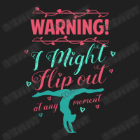 Warning! I Might Flip Out At Any Moment Funny Gymnast Girl Drawstring Bags | Artistshot