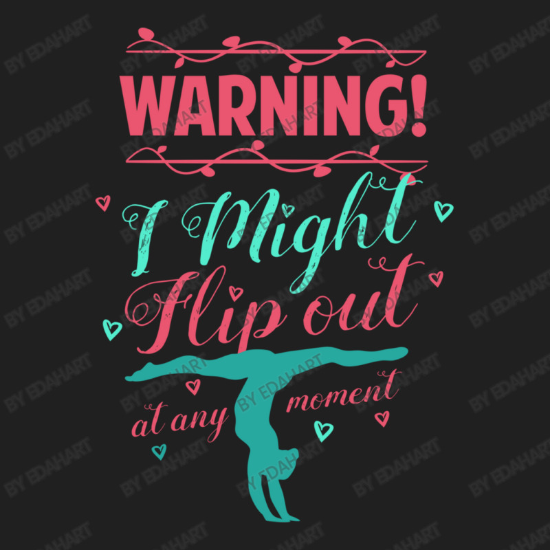 Warning! I Might Flip Out At Any Moment Funny Gymnast Girl Drawstring Bags | Artistshot