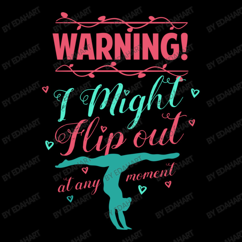 Warning! I Might Flip Out At Any Moment Funny Gymnast Girl Men's 3/4 Sleeve Pajama Set | Artistshot