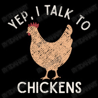 Yep I Talk To Chickens Lover Funny Chicken Mom Lady Gift Long Sleeve Shirts | Artistshot