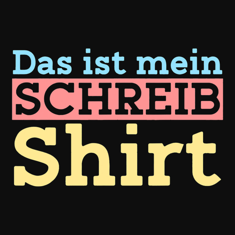 Das Ist Mein Schreibshirt Writer Author Crop Top by NouraMetcalf | Artistshot