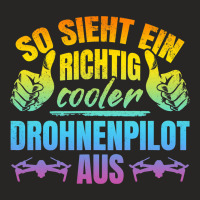 Drone Pilot This Is How A Really Cool Drone Pilot  Ladies Fitted T-shirt | Artistshot