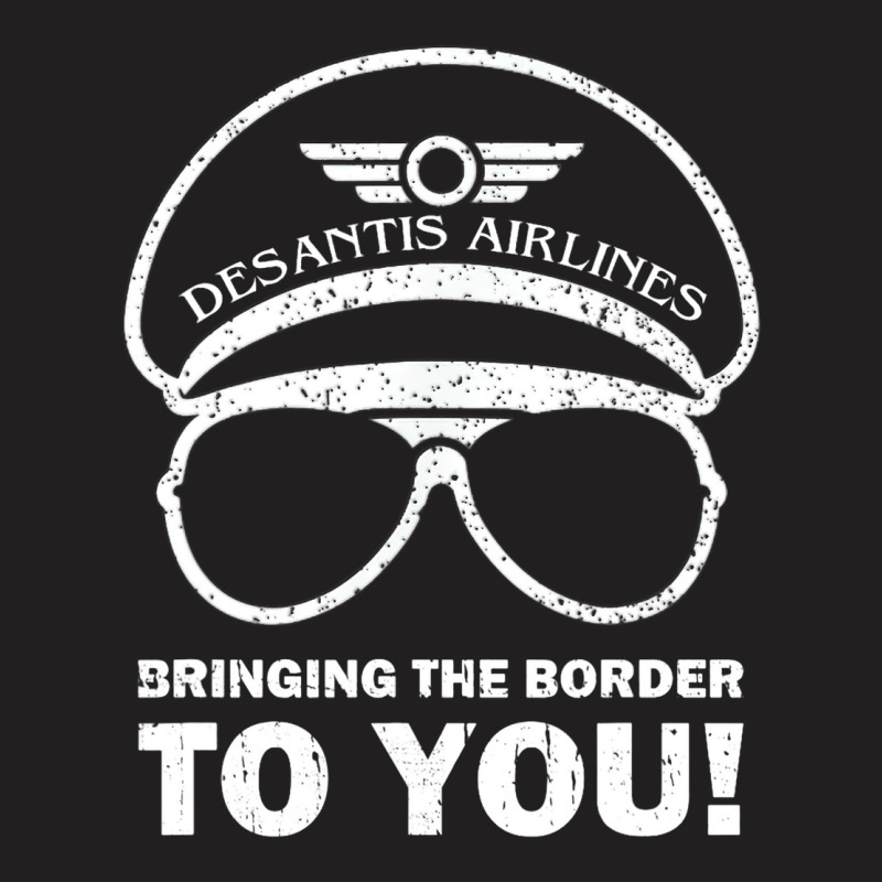 Desantis Airlines Pilot Hat Vintage T-shirt | Artistshot