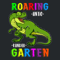 Roaring Into Kindergarten 3 Crewneck Sweatshirt | Artistshot