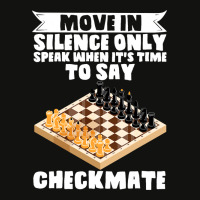 Chess Move In Silence Speak When Is Time To Say Ch Scorecard Crop Tee | Artistshot