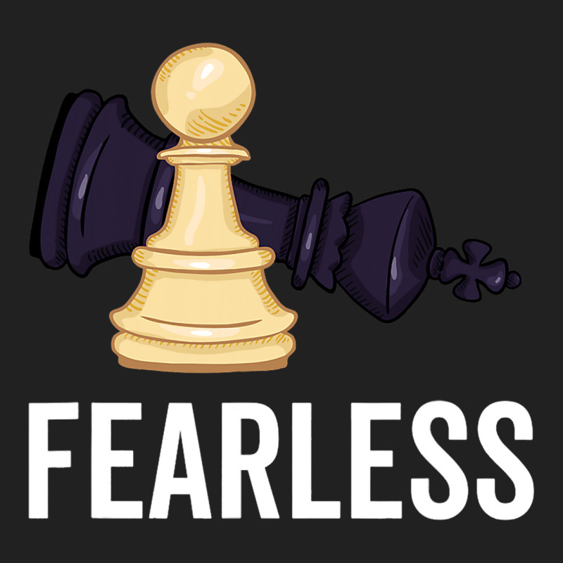 Fearless Smart Game Of Chess Player Board Game Basic T-shirt by CalliopeEasley | Artistshot