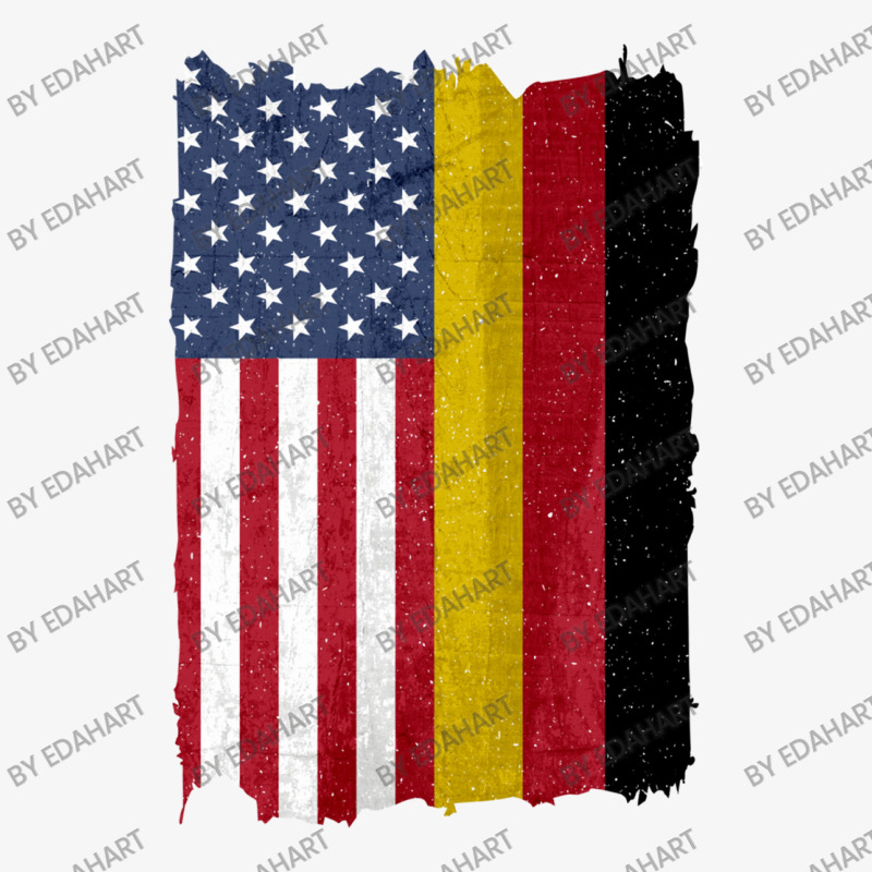 United States With Germany Flag Mix Us And German Country Flags Ladies Fitted T-Shirt by EdahArt | Artistshot