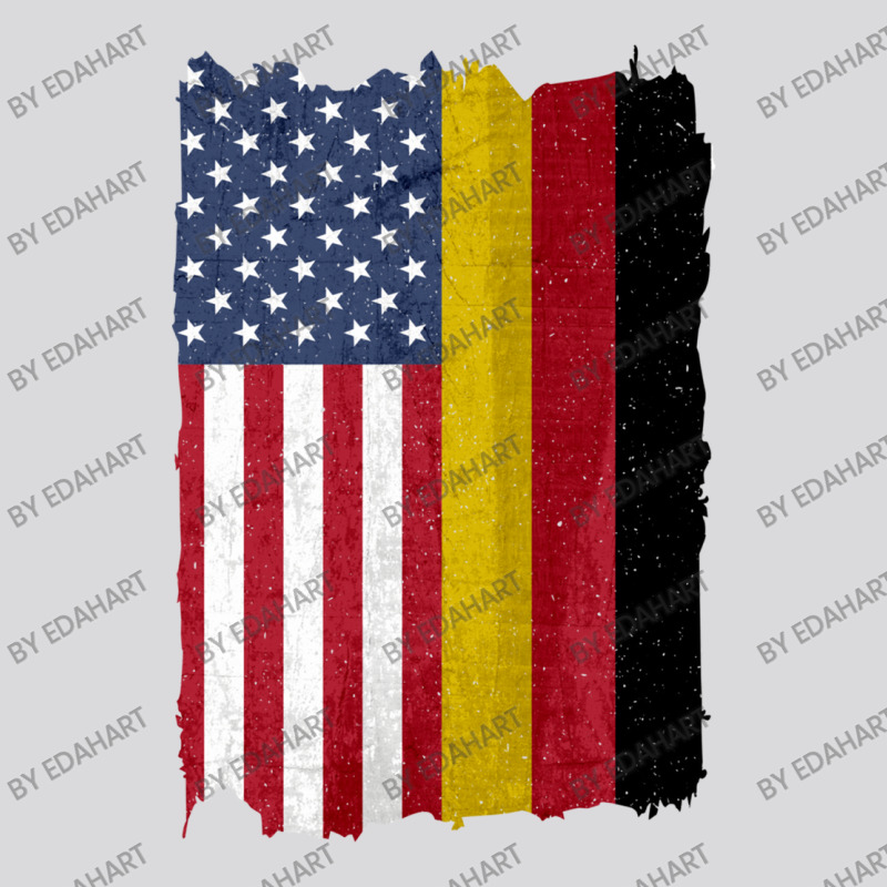 United States With Germany Flag Mix Us And German Country Flags Women's Triblend Scoop T-shirt by EdahArt | Artistshot