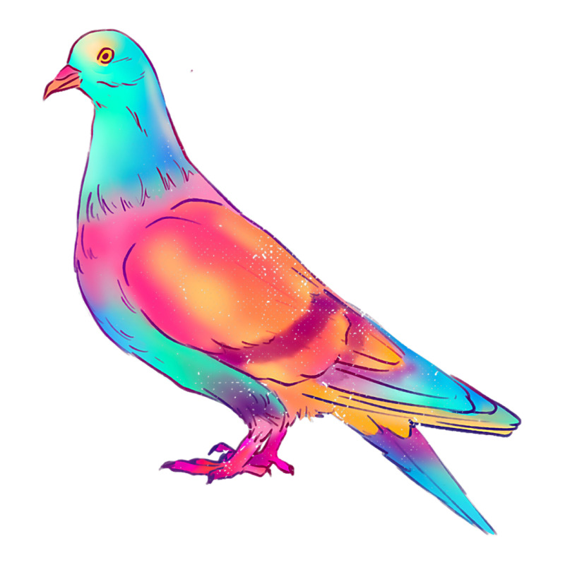 Colorful Pigeon Birding Pigeons Racing Birds Breed Sticker | Artistshot