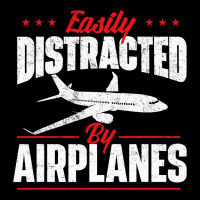 Easily Distracted By Airplanes Aircraft Fan Airlin Kids Cap | Artistshot