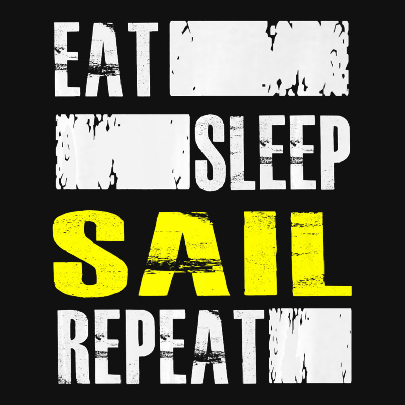 Eat Sleep Sail Repeat Funny Sailing Sailor Premium Graphic T-shirt | Artistshot