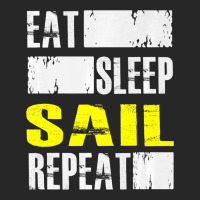 Eat Sleep Sail Repeat Funny Sailing Sailor Premium Men's T-shirt Pajama Set | Artistshot