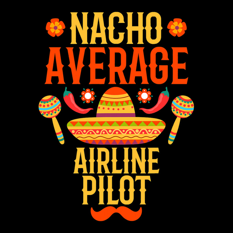 Cinco De Mayo Nacho Average Airline Pilot Adjustable Cap | Artistshot