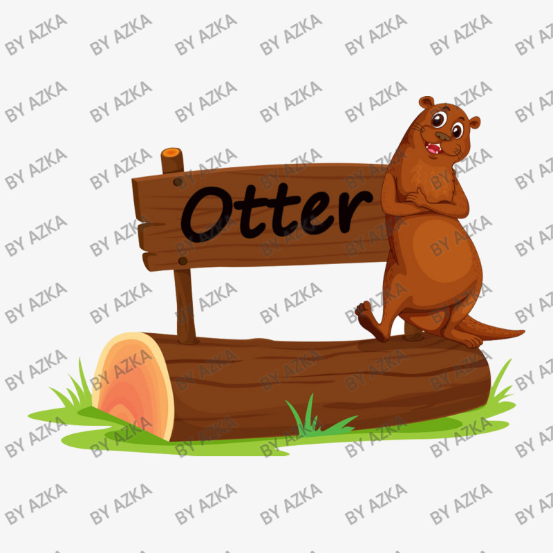 Otter Ladies Fitted T-Shirt by azka | Artistshot