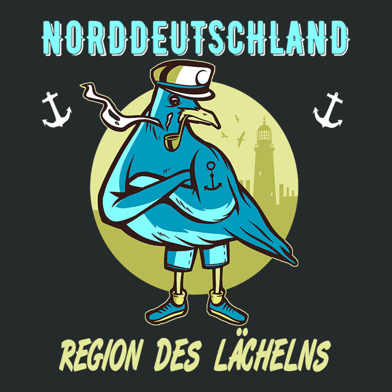 North Germany Region Of Smile Seagull Sailor Gift Women's Triblend Scoop T-shirt by KarimSatterfield | Artistshot