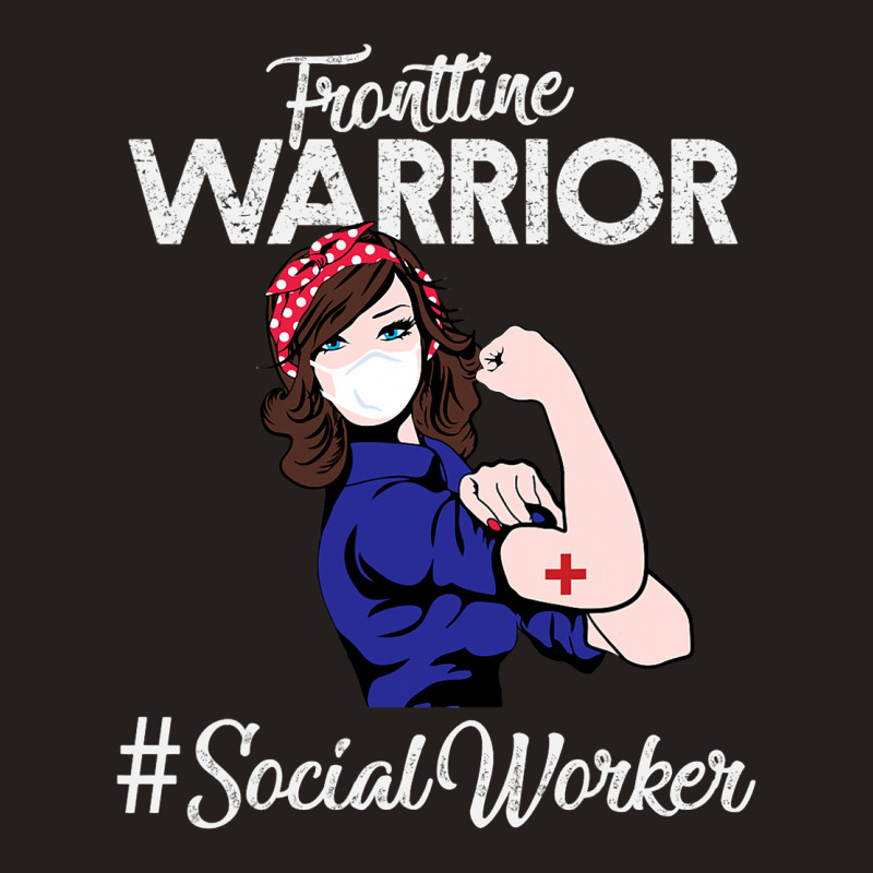 Vintage Frontline Warrior Social Worker Xmas For W Tank Top | Artistshot