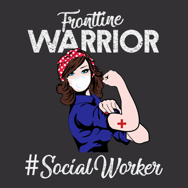 Vintage Frontline Warrior Social Worker Xmas For W Vintage Short | Artistshot