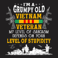 Mens Veterans Day I Am A Grumpy Old Vietnam Vetera T-shirt | Artistshot