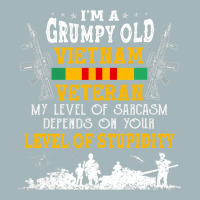 Mens Veterans Day I Am A Grumpy Old Vietnam Vetera Unisex Sherpa-lined Denim Jacket | Artistshot