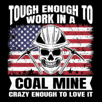 Usa Flag Coalminer Coal Miner Coal Mining 2 Cropped Hoodie | Artistshot