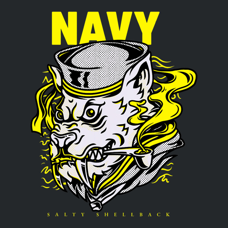 Navy Shellback Salty Shellback Sailor Crewneck Sweatshirt | Artistshot