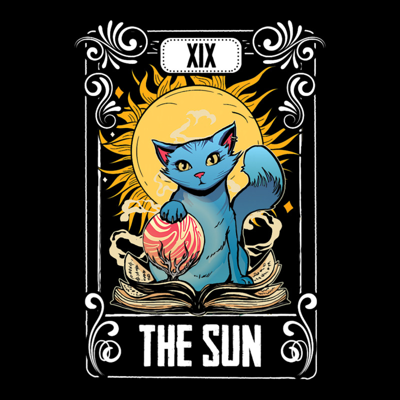 Tarot Card Gothic Astrology Occult The Sun Cat Tar Men's Long Sleeve Pajama Set | Artistshot