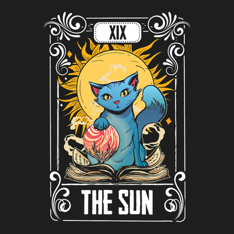 Tarot Card Gothic Astrology Occult The Sun Cat Tar Classic T-shirt | Artistshot