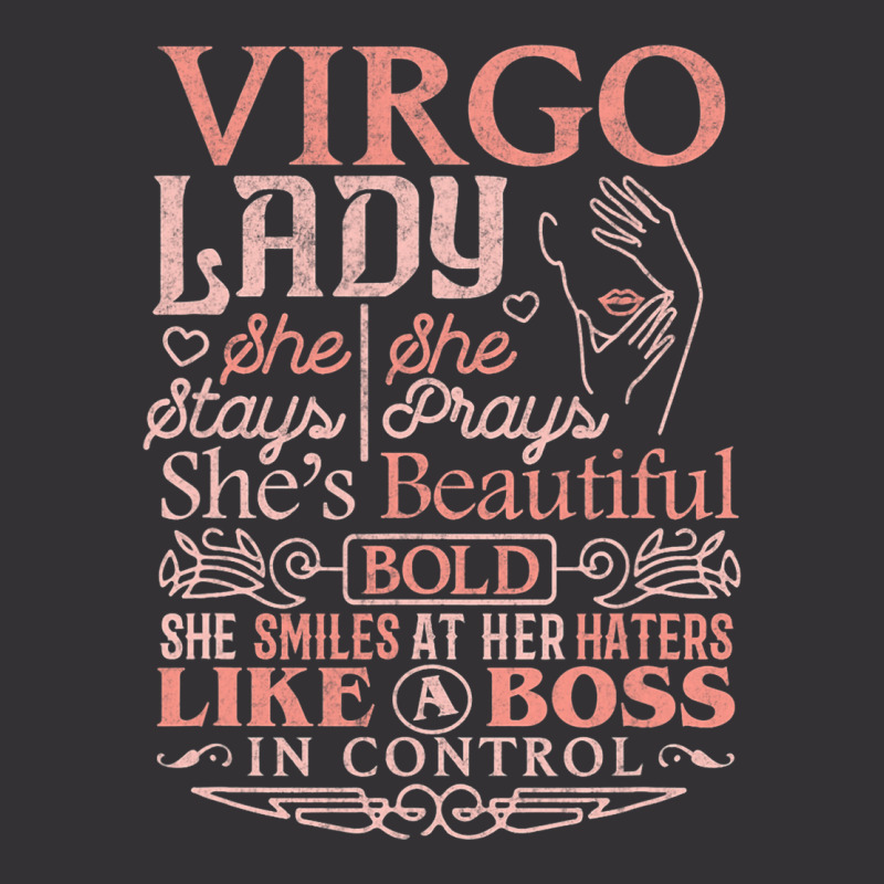 Virgo Lady Shirt Astrology Zodiac Sign Virgo Woman Vintage Short | Artistshot